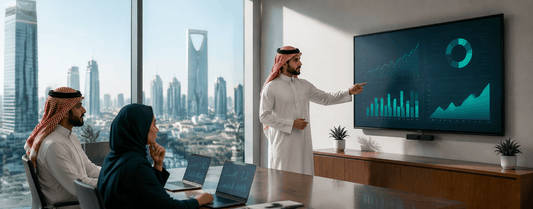 "ذكاء الأعمال ورؤية 2030 وتمويل الشركات الناشئة بالسعودية"