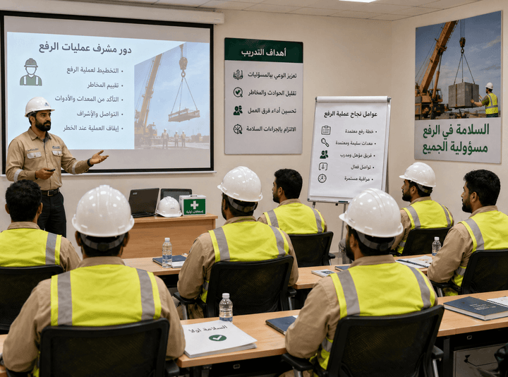 أهم فوائد تدريب الوعي بدور مشرف عمليات الرفع