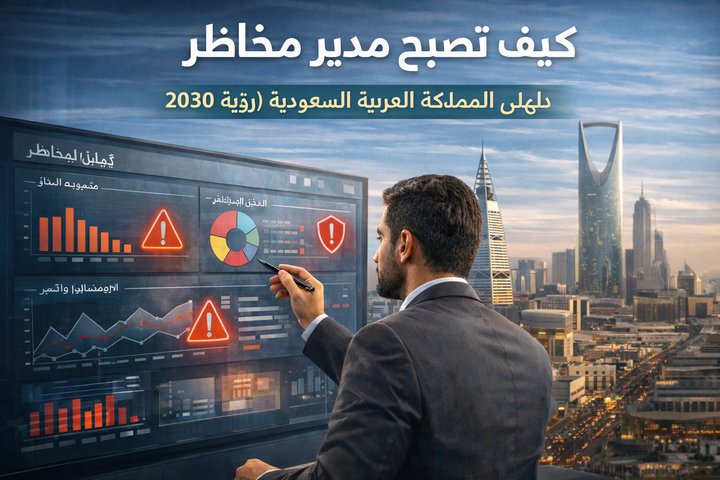 كيف تصبح مدير مخاطر: الدليل المهني الشامل لفرص رؤية 2030 (2026)