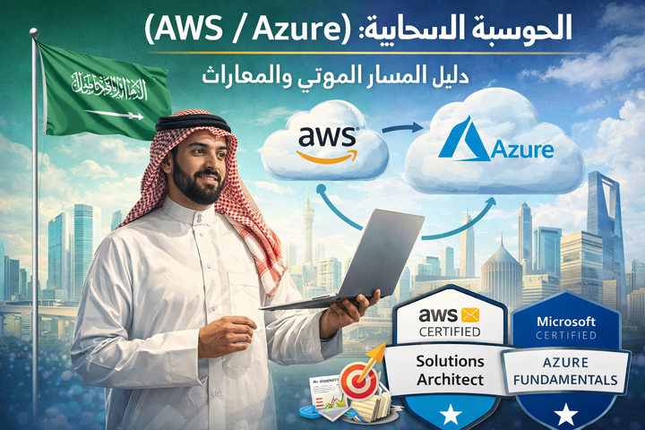 الحوسبة السحابية (AWS/Azure): دليل المسار المهني والمهارات