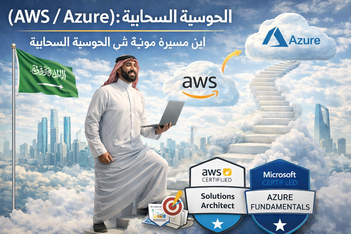 الحوسبة السحابية (AWS/Azure): ابنِ مسيرة مهنية في الحوسبة السحابية
