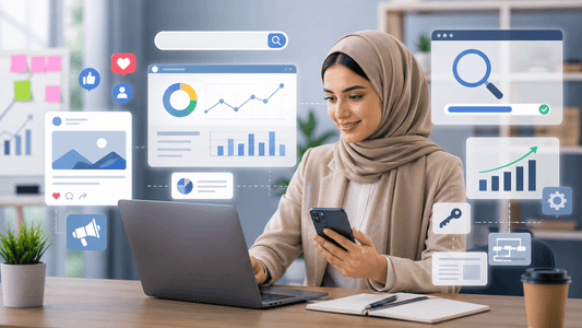التسويق عبر وسائل التواصل الاجتماعي وتحسين محركات البحث (SEO): دليل المبتدئين
