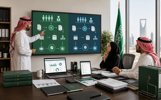 نسب اشتراكات GOSI المتوازية للقوى العاملة