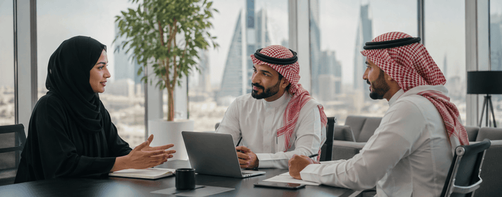 "التواصل التجاري الحديث وتمويل الشركات الناشئة في السعودية"