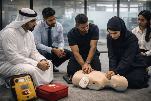 Workplace First Aid and CPR Certification in the UAE
