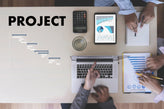 Screenshot of project management software interface displaying task lists, timelines, and team collaboration features.